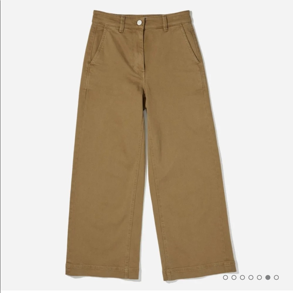 Wideleg crop pant on Ochre